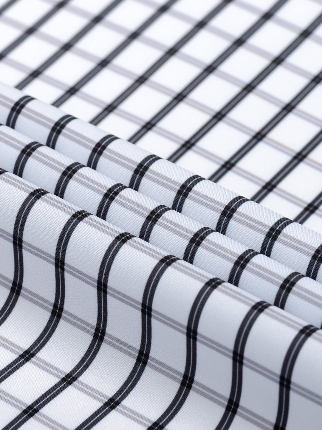 Chemise à carreaux à manches longues avec boutons & Pantalon droit à taille élastique