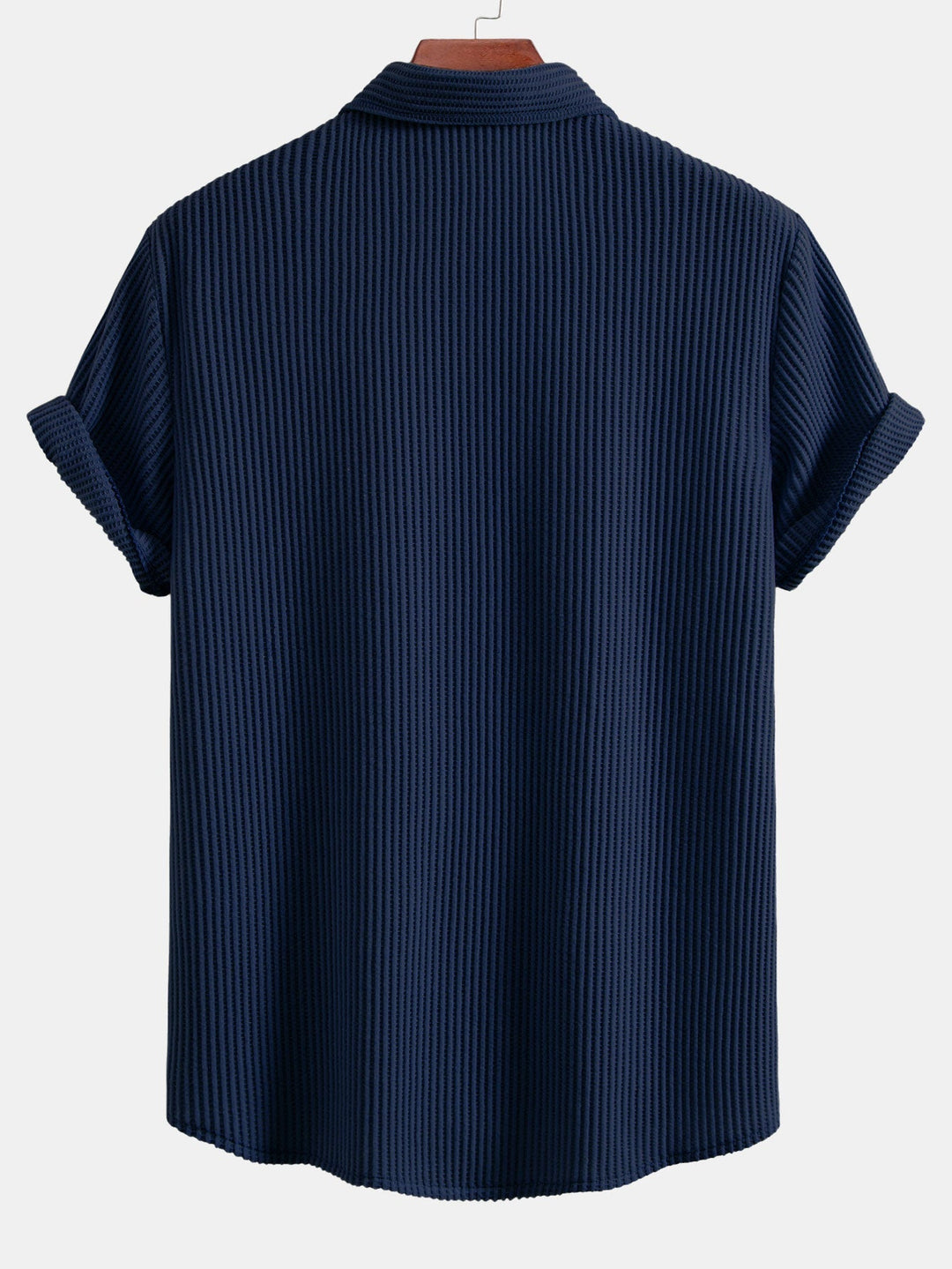 Chemise boutonnée à la gaufre