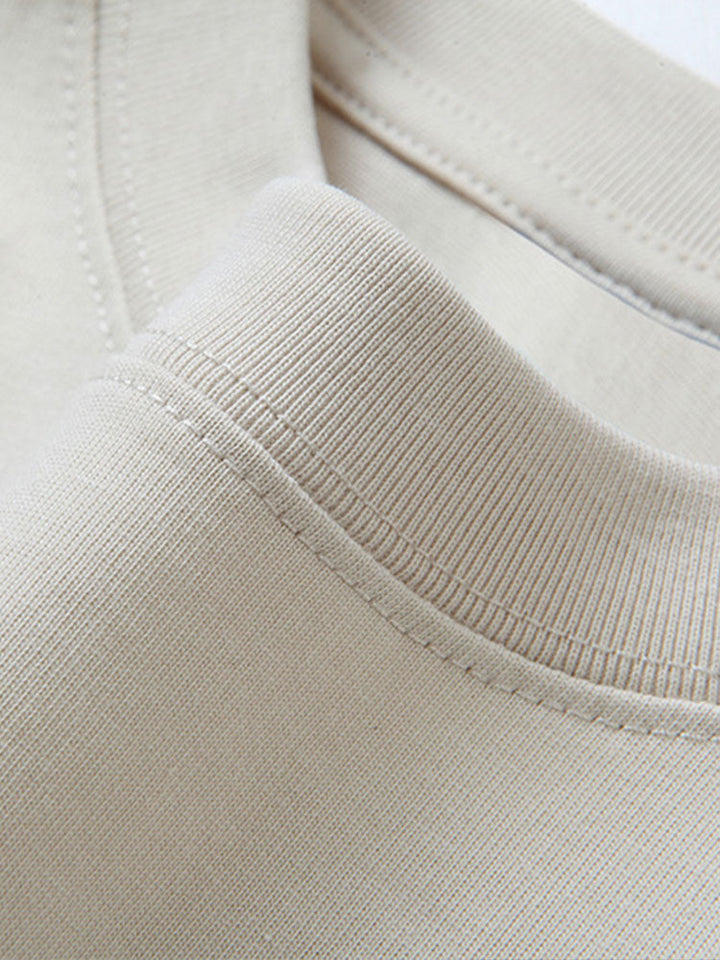 T-shirt surdimensionné de base de poids lourds