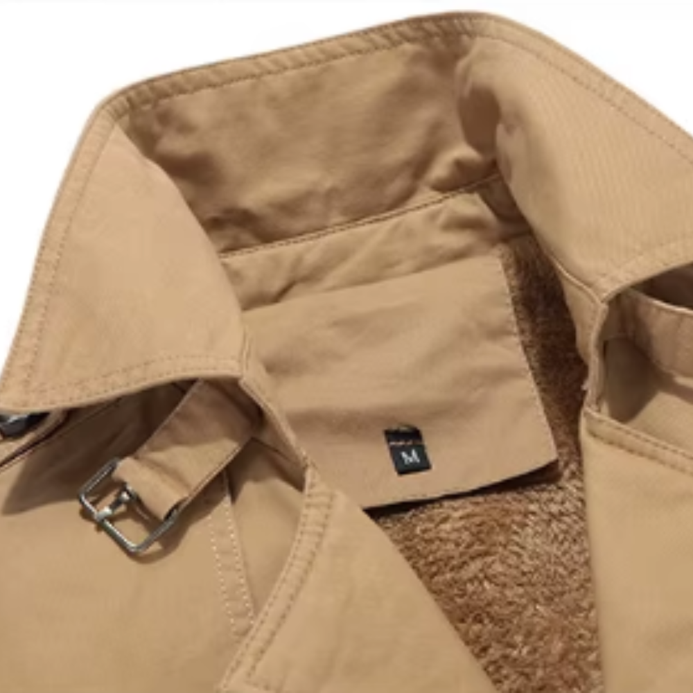 Trench-coat élégant et rembourré