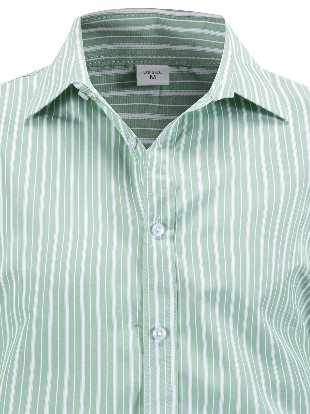 Chemise à rayures à manches longues avec boutons