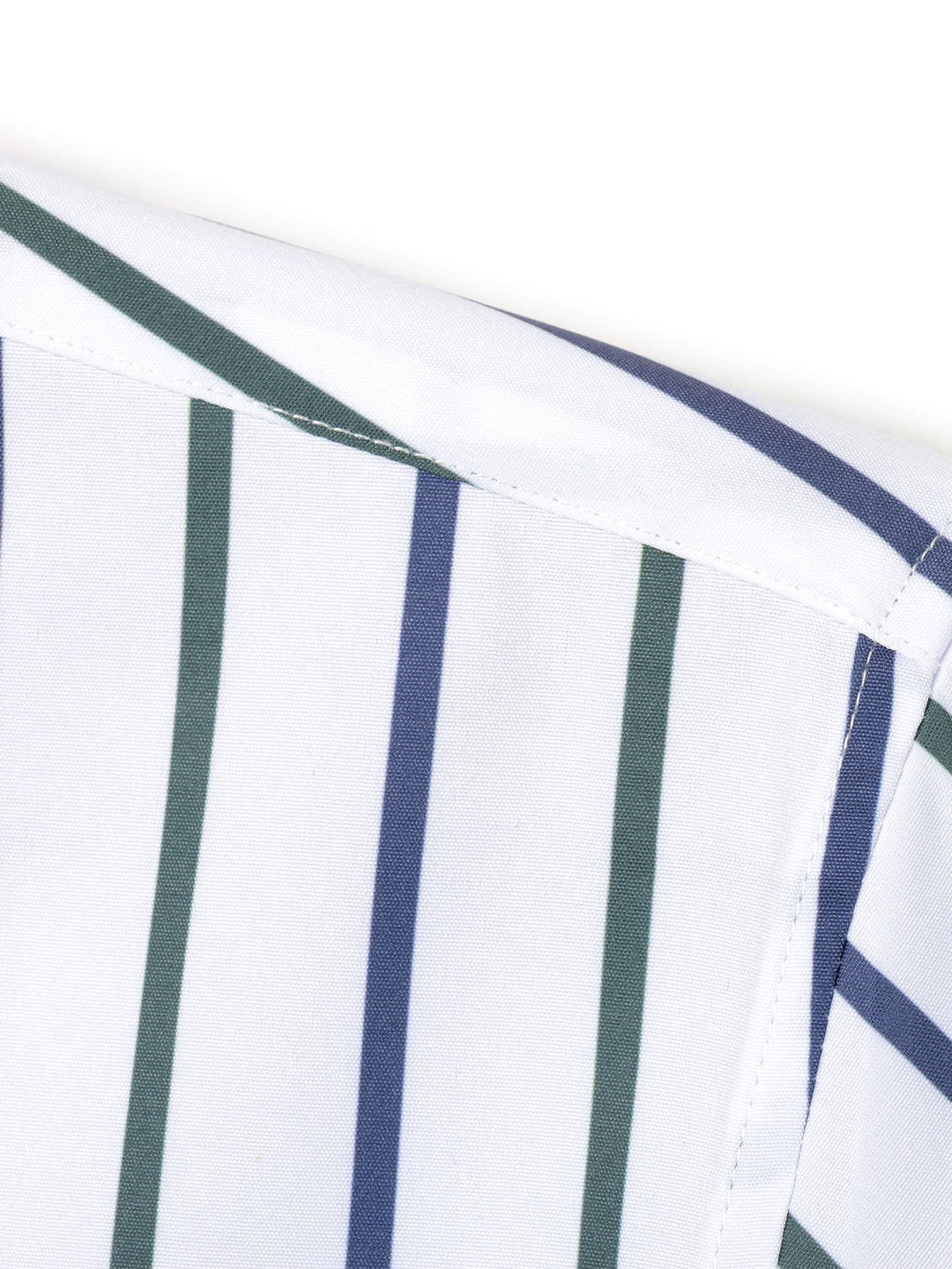 Chemise à rayures à manches longues avec boutons & pantalon fuselé slim fit