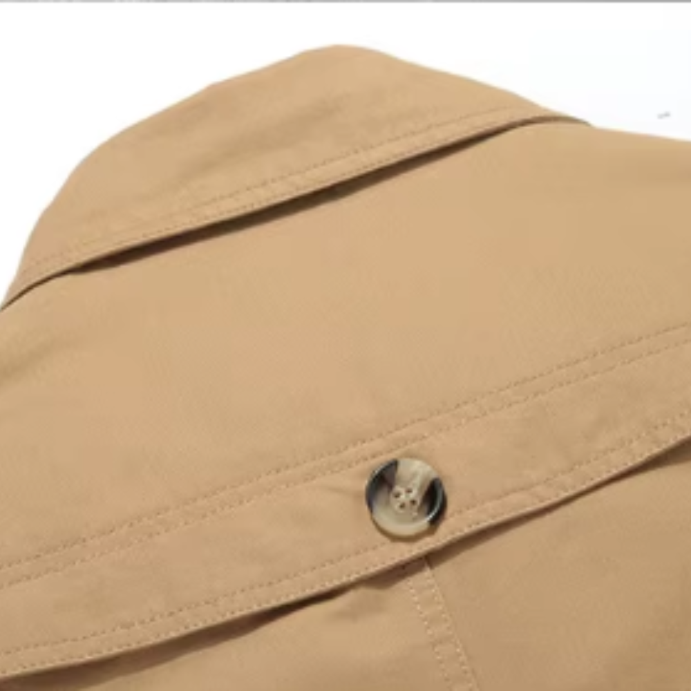 Trench-coat élégant et rembourré