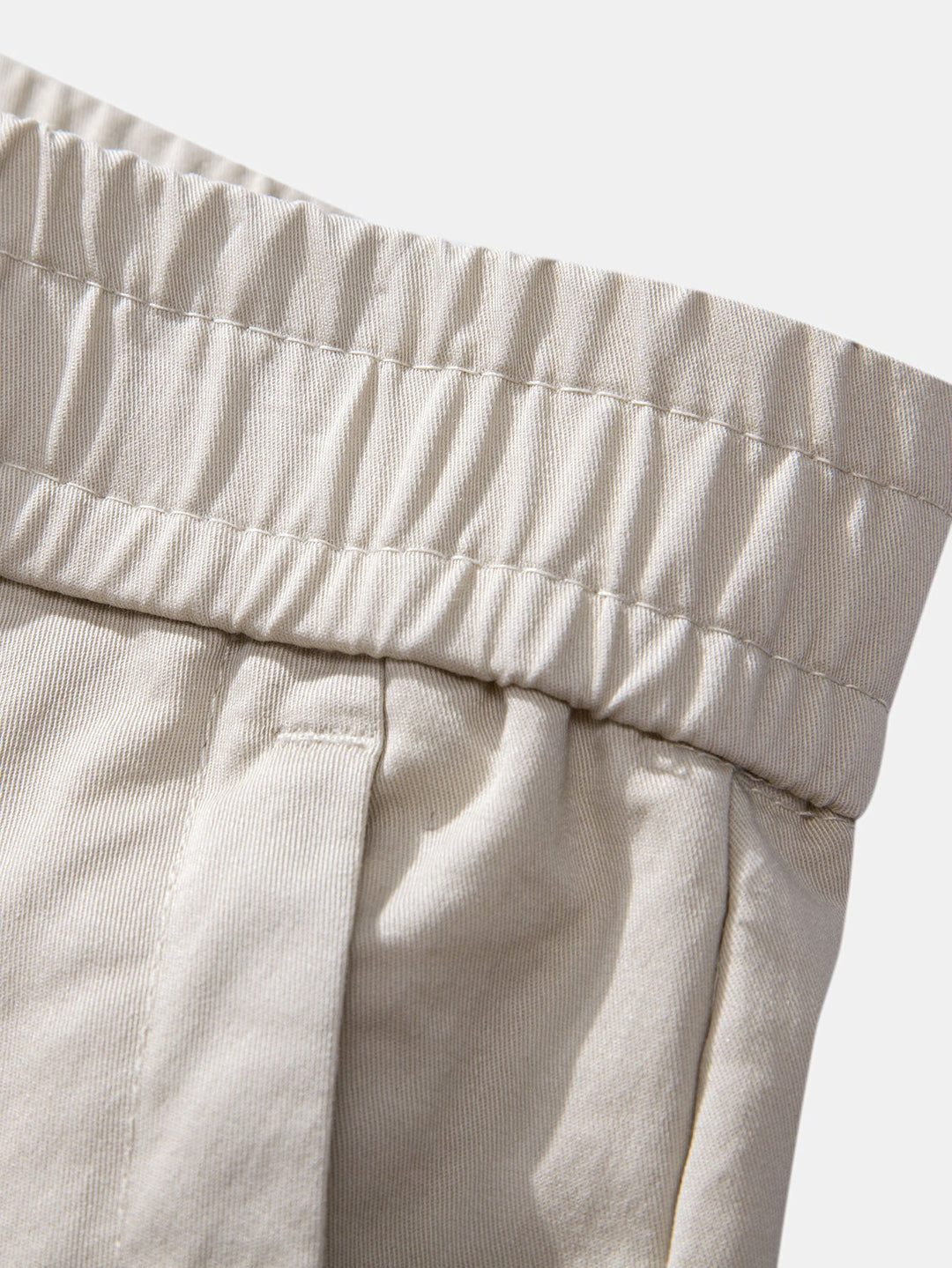 Pantalon droit à taille élastique