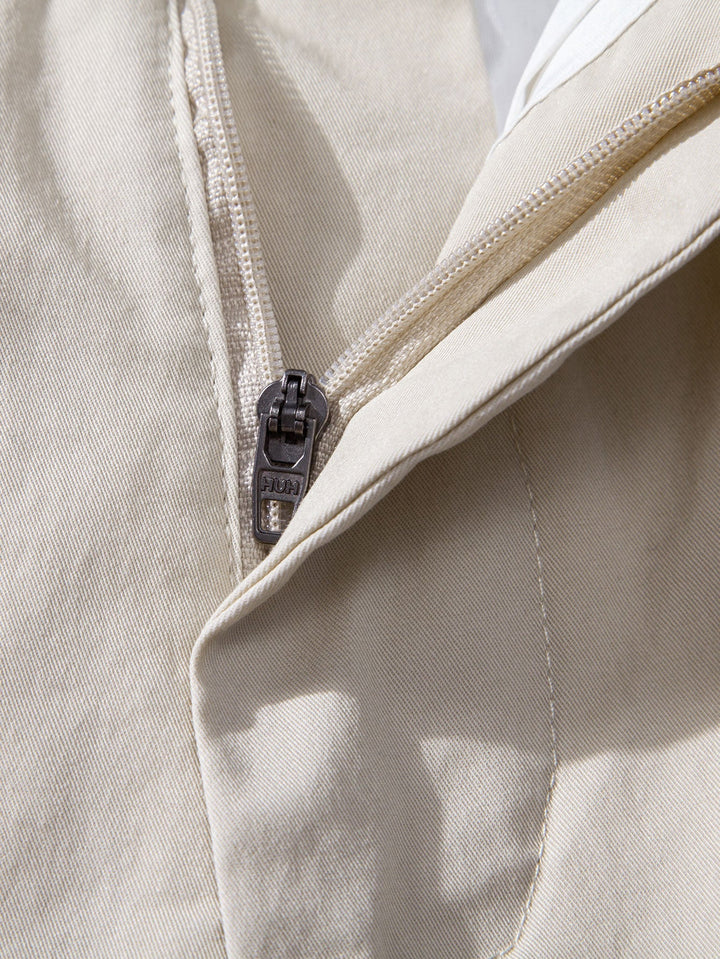 Pantalon droit à taille élastique