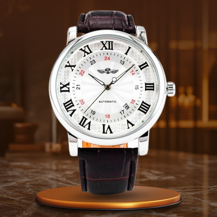 Mode Luxe Cuir Automatique Complète Montre™ - Olsen & Olsen