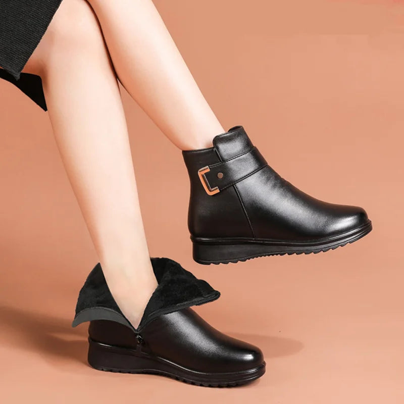 Zaffy | Bottes en Cuir Confortables
