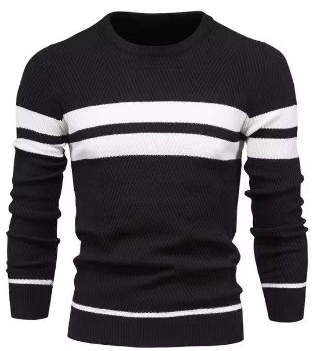 Koelman | Pull homme avec motif en chevrons au design élégant