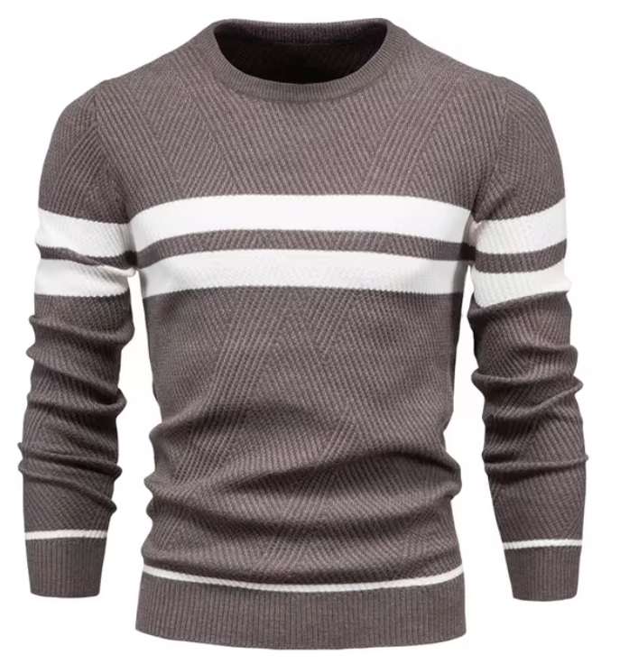 Koelman | Pull homme avec motif en chevrons au design élégant