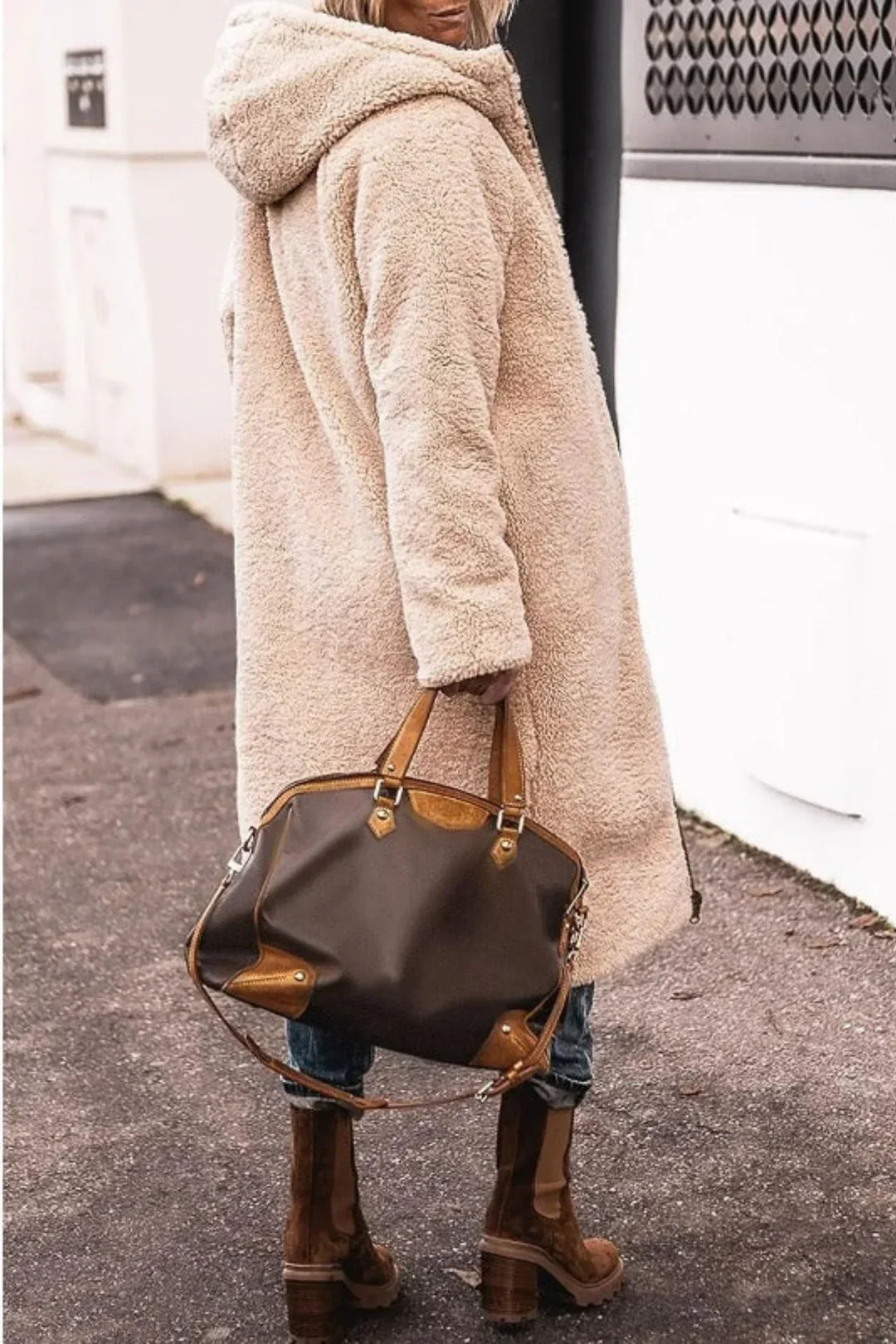 Apolline™ - Manteau en Double Peau