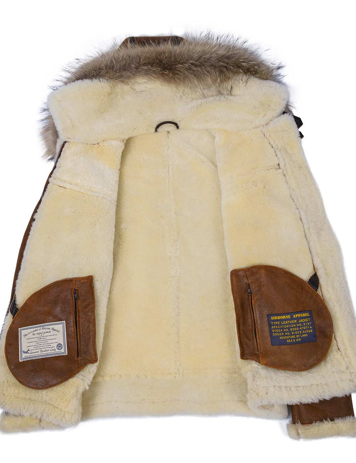 Aron™ | Bomber à Capuche en Fourrure