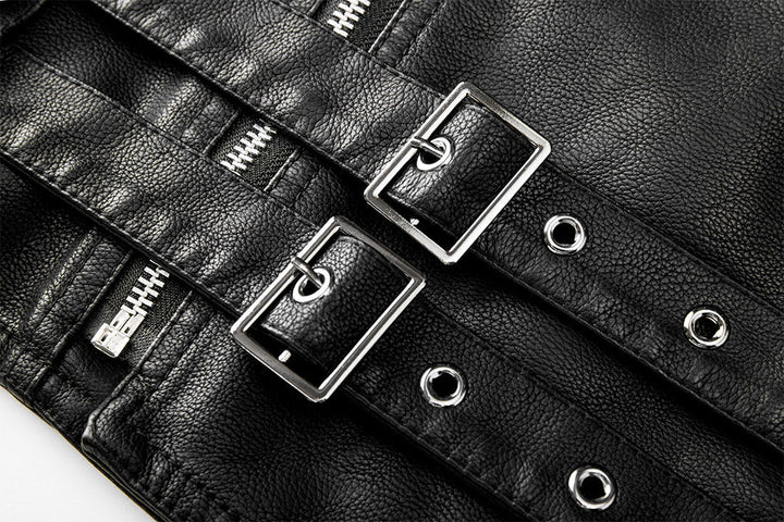 Boulevard en Cuir Veste