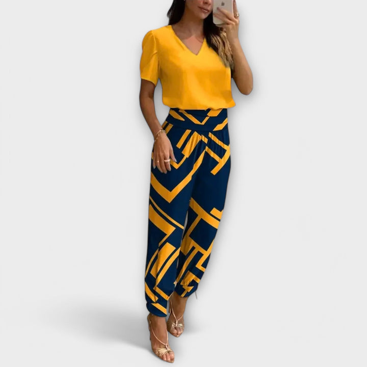 Irmelin – Ensemble Élégant avec Top et Pantalons