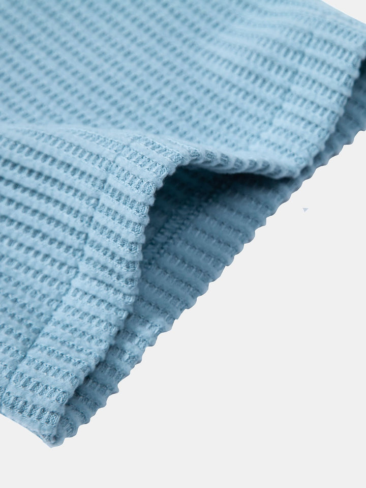 Chemise boutonnée à la gaufre