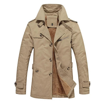 Trench-coat élégant et rembourré